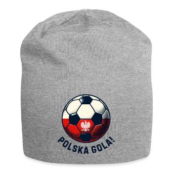 Polnischer Fußball - Jersey-Beanie - Grau meliert - Vorne