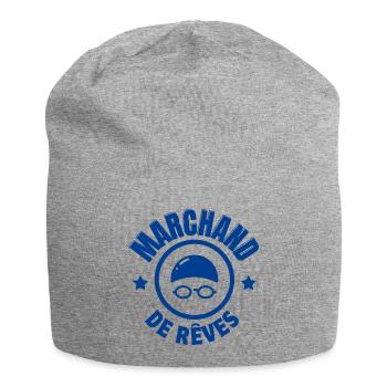 Schwimmen, Schwimmen, Schwimmen - Jersey-Beanie - Grau meliert - Vorne