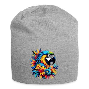 Perroquet - Bonnet en jersey - gris chiné - Devant