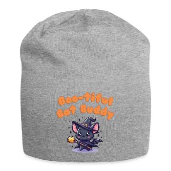 Boo-tiful Bat Buddy - Chemise d’Halloween mignonne 2024 - Bonnet en jersey - gris chiné - Devant