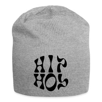 Hip Hop liquid wavy logo - Jersey Beanie - heather grey - Front