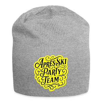 Apres Ski Party Team Spruch - Jersey-Beanie - Grau meliert - Vorne