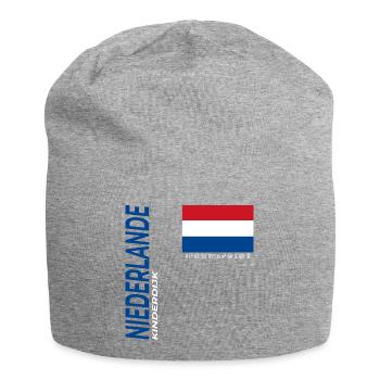 Kinderdijk - Jersey-Beanie - Grau meliert - Vorne