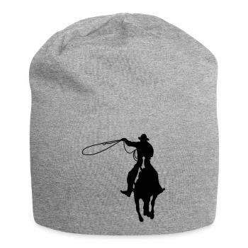 Cowboy - Jersey Beanie - heather grey - Front