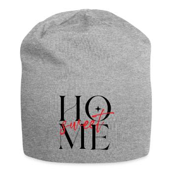 Sweet Script Rouge - Bonnet en jersey - gris chiné - Devant