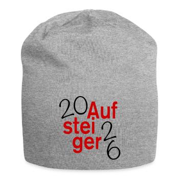 Aufsteiger 2026 Aufstieg - Jersey-Beanie - Grau meliert - Vorne