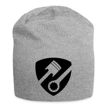 Technicien en mécatronique automobile Piston et outil - Bonnet en jersey - gris chiné - Devant