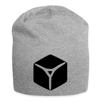 Eiswürfel Eis Geschenk  - Bonnet en jersey - gris chiné - Devant
