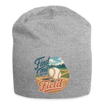 Find Me On The Field - Jersey-Beanie - Grau meliert - Vorne