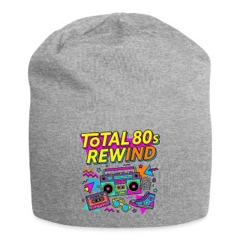 Total 80s Rewind - Jersey-Beanie - Grau meliert - Vorne
