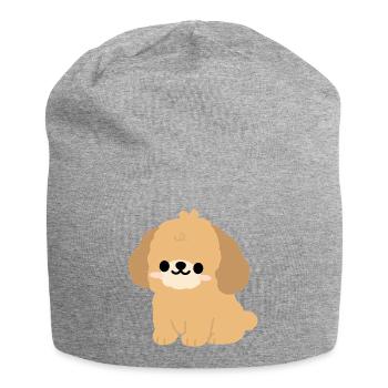 maltipoo - Jersey-Beanie - Grau meliert - Vorne