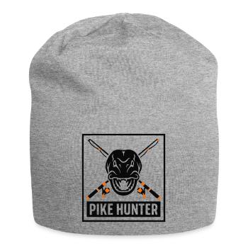 Pike Jaeger Coat of Arms Logo - Jersey Beanie - heather grey - Front