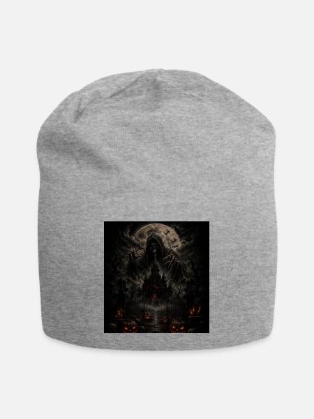 Horror! Pure Horror! - Jersey-Beanie - Grau meliert