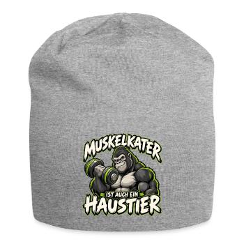 Muskelkater als Haustier Gymlife - Jersey-Beanie - Grau meliert - Vorne