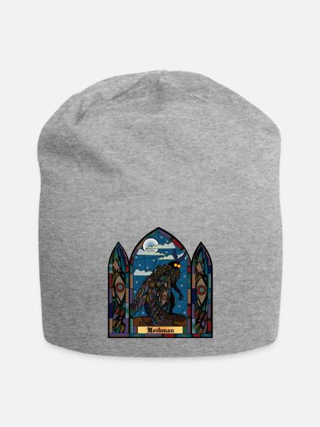 Mothman Buntglas - Jersey-Beanie - Grau meliert