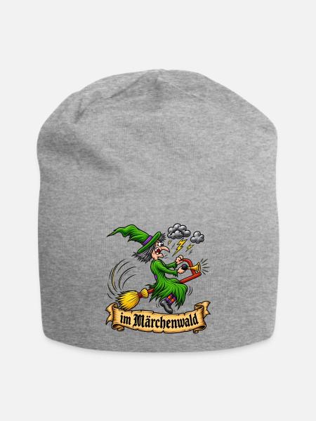 1000188454 - Jersey-Beanie - Grau meliert