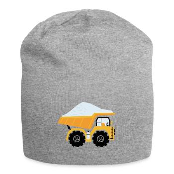 Boys' gear truck - Jersey Beanie - heather grey - Front