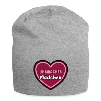 Uhrmacherin Uhrmacher Mädchen Kind Azubine Azubi - Jersey-Beanie - Grau meliert - Vorne