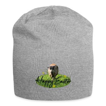 Pâques Joyeuses Pâques - Bonnet en jersey - gris chiné - Devant