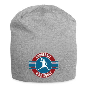 Dodgeball Was Sonst Spieler Trainer Dodgeballer - Jersey-Beanie - Grau meliert - Vorne