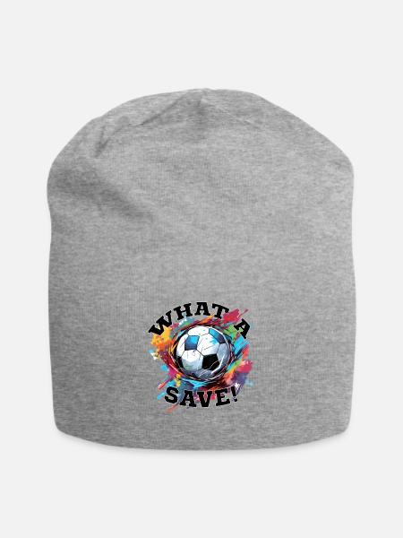 Fußball ball - What a Save! - Jersey-Beanie - Grau meliert