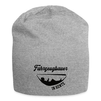 Fahrzeugbauer in Rente Rentenbeginn Fahrzeugbau - Jersey-Beanie - Grau meliert - Vorne