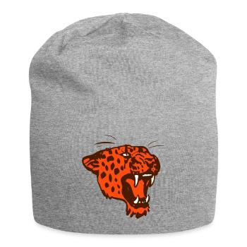 Brüllender Leopard von Cheerful Madness!! - Jersey-Beanie - Grau meliert - Vorne