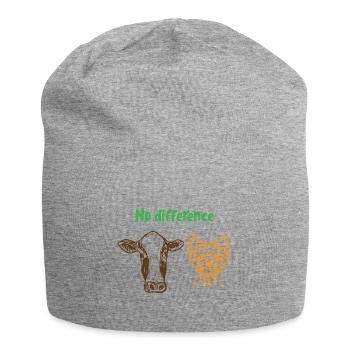 Pas de différence Don des droits des animaux - Bonnet en jersey - gris chiné - Devant