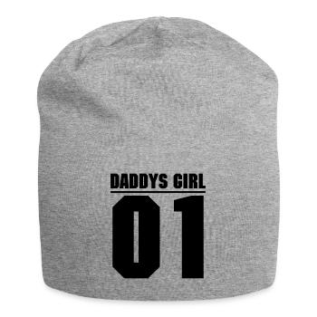 Daddys Girl 01 Tochter Geschenk - Jersey-Beanie - Grau meliert - Vorne
