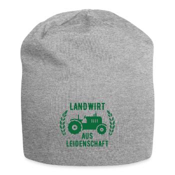 Landwirt aus Leidenschaft Bauer Geschenk - Jersey-Beanie - Grau meliert - Vorne