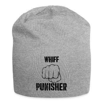 "Whiff Punisher" - Jersey Beanie - heather grey - Front