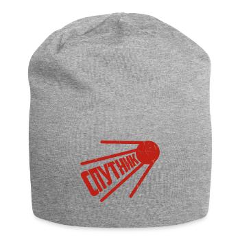 Sputnik Russischer Satellit Spruch Soviet Russland - Jersey-Beanie - Grau meliert - Vorne