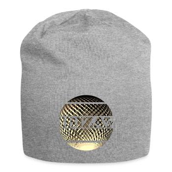 Ibiza Logo in Gold - Jersey-Beanie - Grau meliert - Vorne