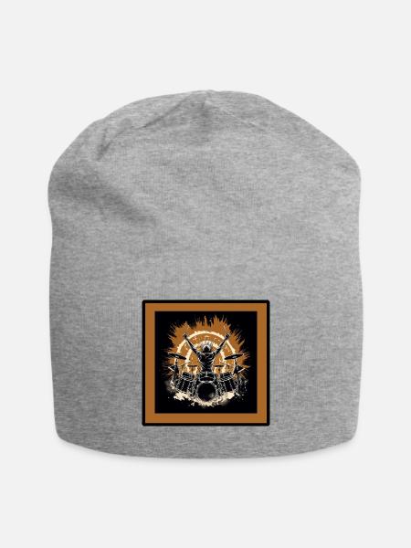 Drummer flash - Jersey-Beanie - Grau meliert