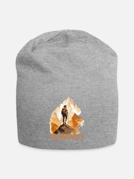 Wandern Frau Berge Summit - Jersey-Beanie - Grau meliert
