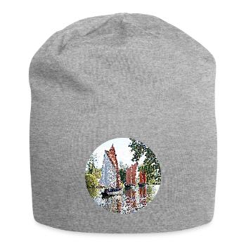 Parade der Segelboote - Jersey-Beanie - Grau meliert - Vorne