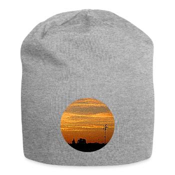 The golden sky in summer - Jersey Beanie - heather grey - Front