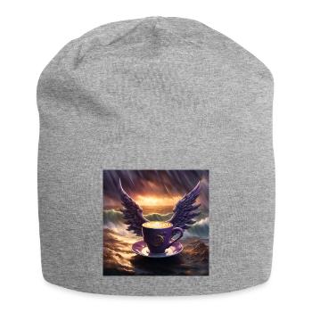 Heavenly Latte - Jersey Beanie - heather grey - Front