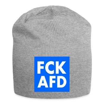 Fck afd - Jersey-Beanie - Grau meliert - Vorne