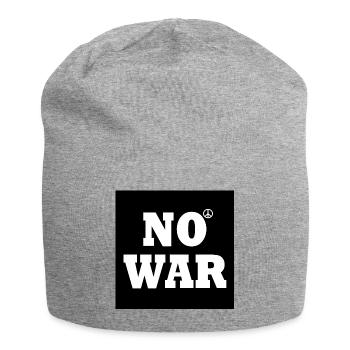 No war - Bonnet en jersey - gris chiné - Devant