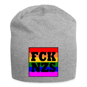 Fck afd - Jersey Beanie - heather grey - Front