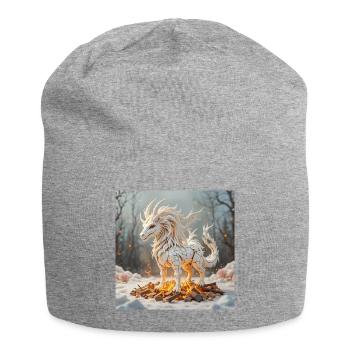Feuratius - Jersey-Beanie - Grau meliert - Vorne