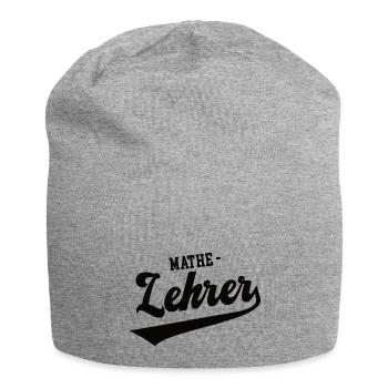 Mathe Lehrer Professor Mathematiker Mathelehrer - Jersey-Beanie - Grau meliert - Vorne