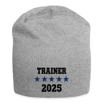 2025 Trainer Beruf Training Arbeit Sport Fußball - Jersey-Beanie - Grau meliert - Vorne