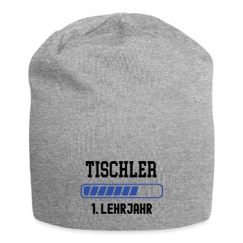 Ausbildung Tischler 1. Lehrjahr Tischlerausbildung - Jersey-Beanie - Grau meliert - Vorne