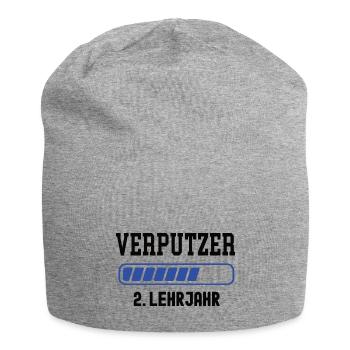 Ausbildung Verputzer 2. Lehrjahr Verputzerei Lehre - Jersey-Beanie - Grau meliert - Vorne