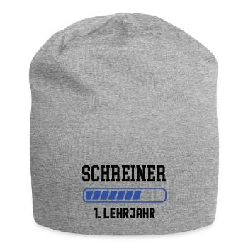 Ausbildung Schreiner 1. Lehrjahr Lehre Schreinerei - Jersey-Beanie - Grau meliert - Vorne