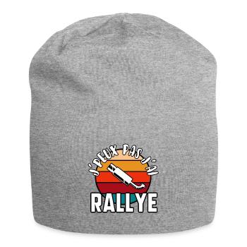 J’peux pas j’ai rallye - Bonnet en jersey - gris chiné - Devant