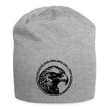 Eagle Eagle Head - Jersey Beanie - heather grey - Front
