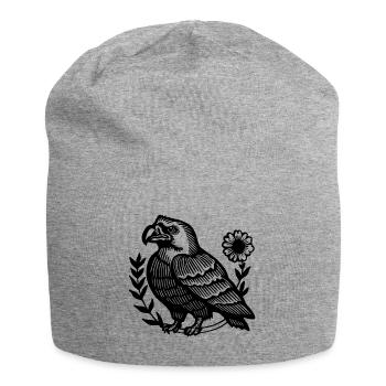 Aigle Tête d’aigle - Bonnet en jersey - gris chiné - Devant